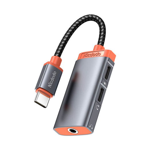 Mcdodo 3 in 1 Type-C to DC3.5+Dual Type-C
