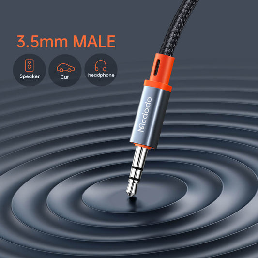 Mcdodo Lightning/Type-C to DC3.5 Male Cable - Castle Series
