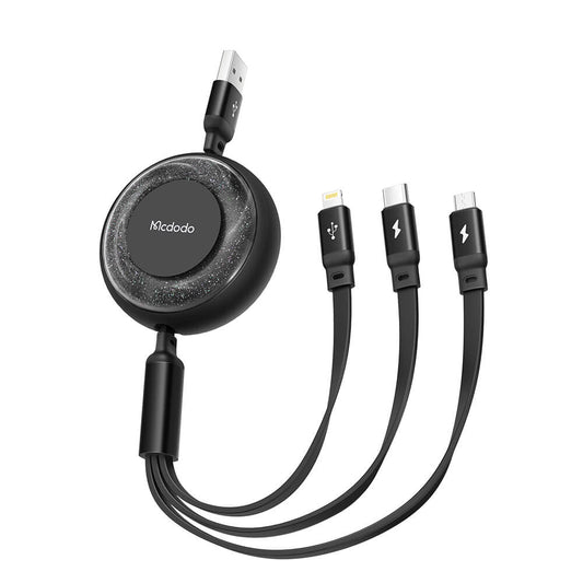 Mcdodo 3-in-1 Retractable Cable - Sparkling Series