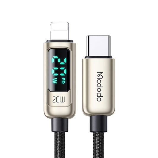 Mcdodo Digital Pro USB-C - Lightning ケーブル 36W (1.2M)