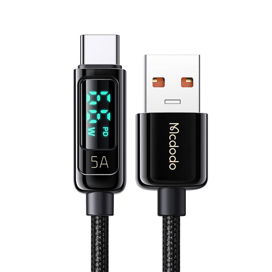 Mcdodo Digital Pro USB-A - USB-C ケーブル 6A (1.2M)