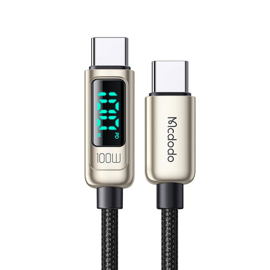 Mcdodo Digital Pro USB-C - USB-C ケーブル 100W (1.2M)