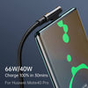 Mcdodo Right Angle USB-A to USB-C Transparent Cable - Prism Series