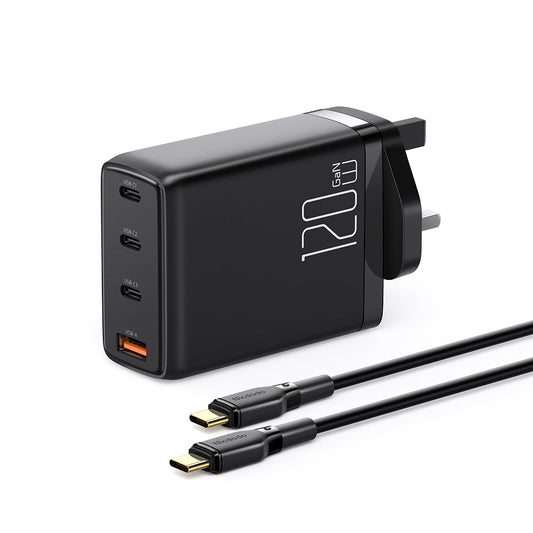 Mcdodo GaN 120W 3C+1A Charger Set - Convergence Series(EU/UK Plug)