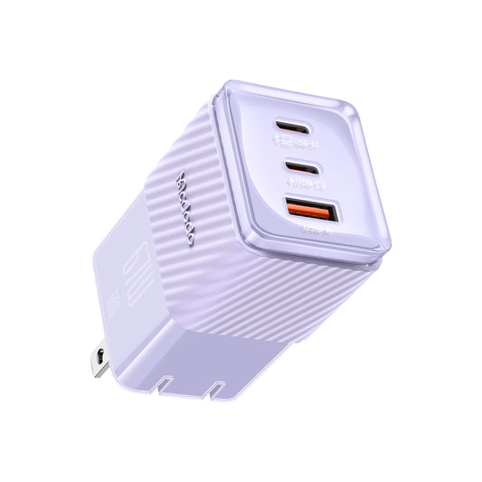 light purple  crystal charger