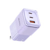 light purple  crystal charger