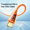 Mcdodo Micro USB Transparent Cable - Amber Series