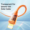Câble transparent Mcdodo Amber Series USB-A vers Lightning (1,2/1,8 m)