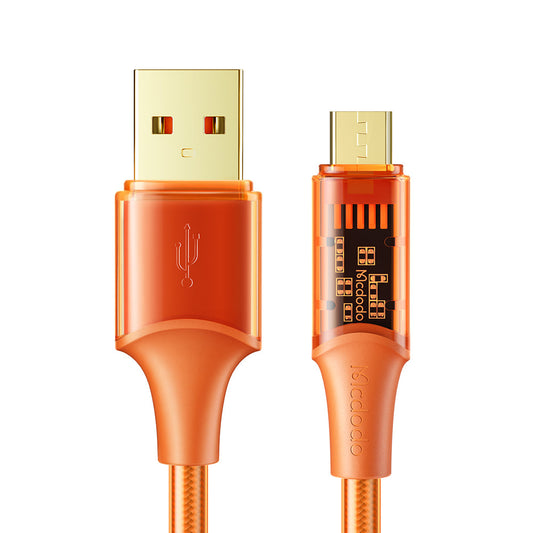 Mcdodo Amber Series transparentes USB-A-zu-Micro-USB-Kabel (1,2/1,8 m)
