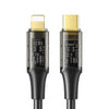 Mcdodo 36W USB-C to Lightning Transparent Cable - Amber Series