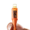 Câble transparent Mcdodo Amber Series USB-A vers Lightning (1,2/1,8 m)