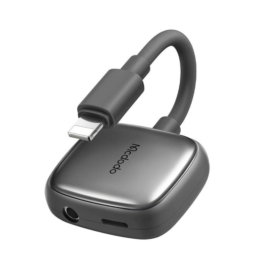 Mcdodo Lightning to Lightning Adapter (DC3.5 Cable-11cm, Support Call Function)