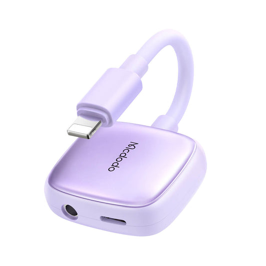 Mcdodo Lightning to Lightning Adapter (DC3.5 Cable-11cm, Support Call Function)
