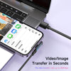 Mcdodo Right Angle Lightning Cable with LED - Dichromatic Series