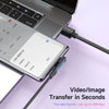Mcdodo Right Angle USB-A to USB-C Cable with LED - Dichromatic Series