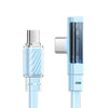 Mcdodo Right Angle 65W USB-C to USB-C Cable with LED - Dichromatic Series