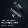 Mcdodo Right Angle 36W USB-C to Lightning Cable - Zebra Series