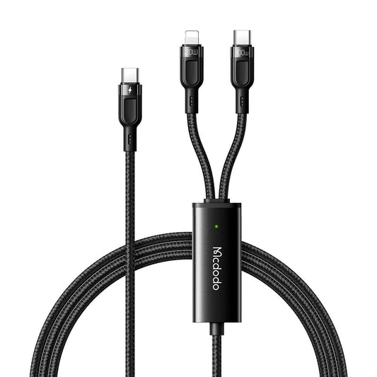 Mcdodo 2-in-1 100W Max. Type-C Cable - Thunder Series