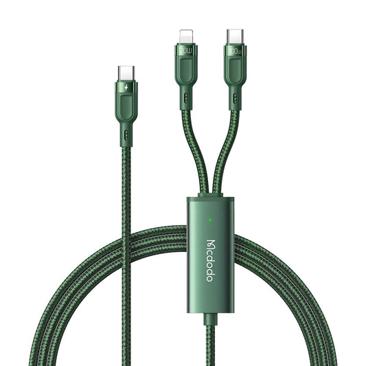 Mcdodo 2-in-1 100W Max. Type-C Cable - Thunder Series