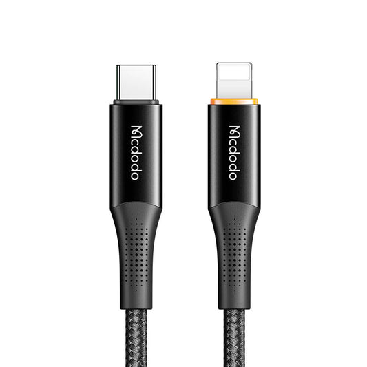 Mcdodo 36W PD USB-C to Lightning Cable with LED - Firefox Series
