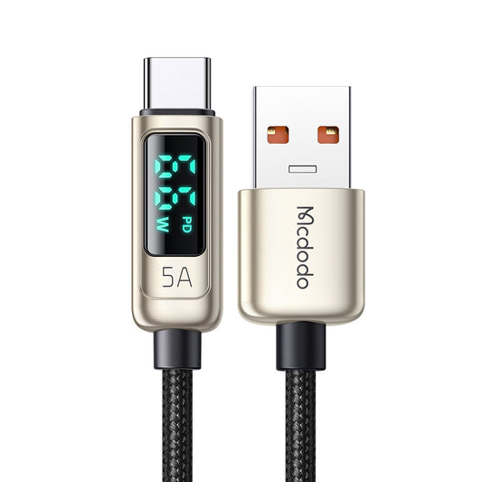 Mcdodo Digital Pro USB-A - USB-C ケーブル 6A (1.2M)