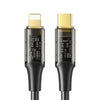 Câble Transparent Mcdodo Amber Series USB-C vers Lightning 36W (1.2/1.8M)