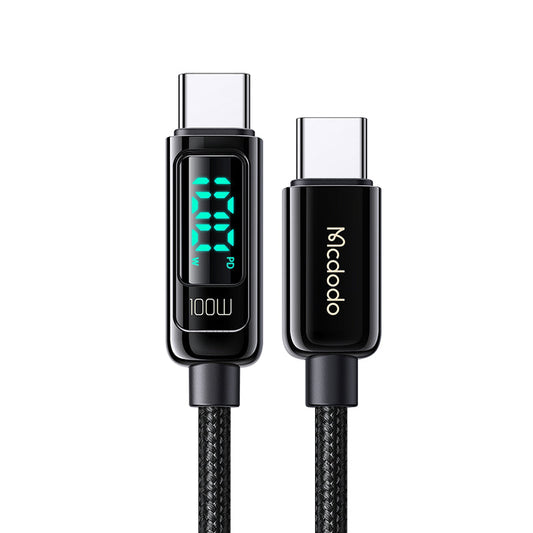 Mcdodo Digital Pro USB-C - USB-C ケーブル 100W (1.2M)