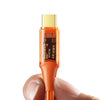 Mcdodo Amber シリーズ USB-C to USB-C PD 100W トランスペアレント ケーブル (1.2/1.8M)