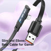 Mcdodo Right Angle Lightning Cable with LED - Dichromatic Series