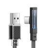 Mcdodo Right Angle USB-A to USB-C Cable with LED - Dichromatic Series