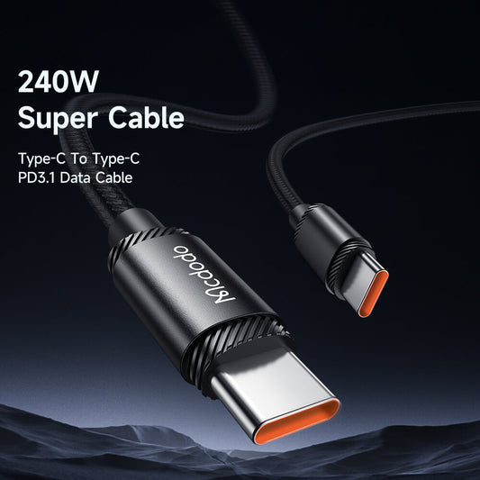 Mcdodo 240W Type-C to Type-C Cable - Flash Series